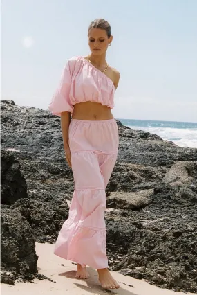 Matilda pink maxi skirt