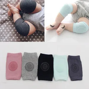 1 Pair Infant Toddler Knee Pads Anti Slip Crawling Safety Leg