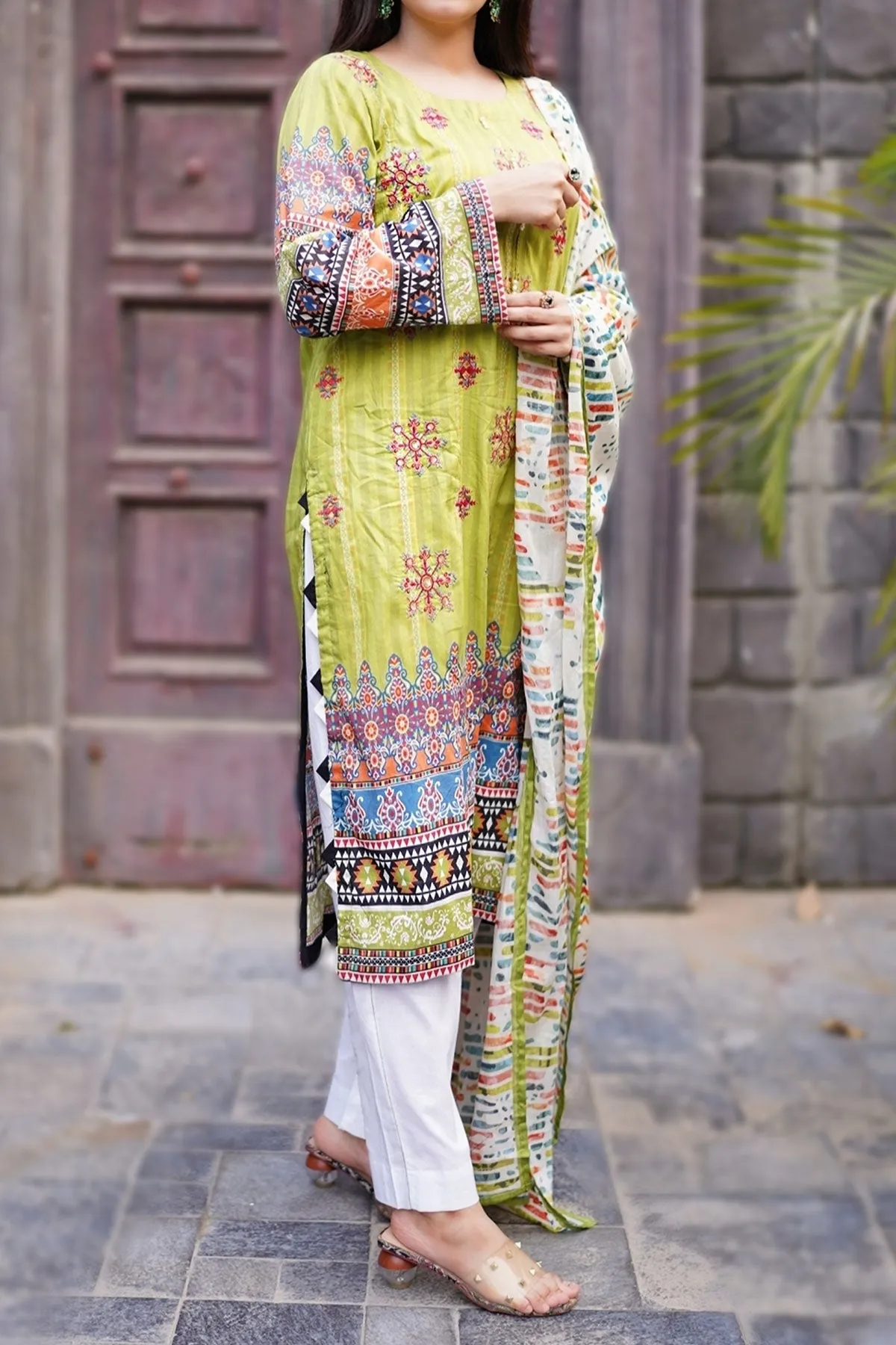 3 PIECE DIGITAL PRINT LAWN| DPC-257