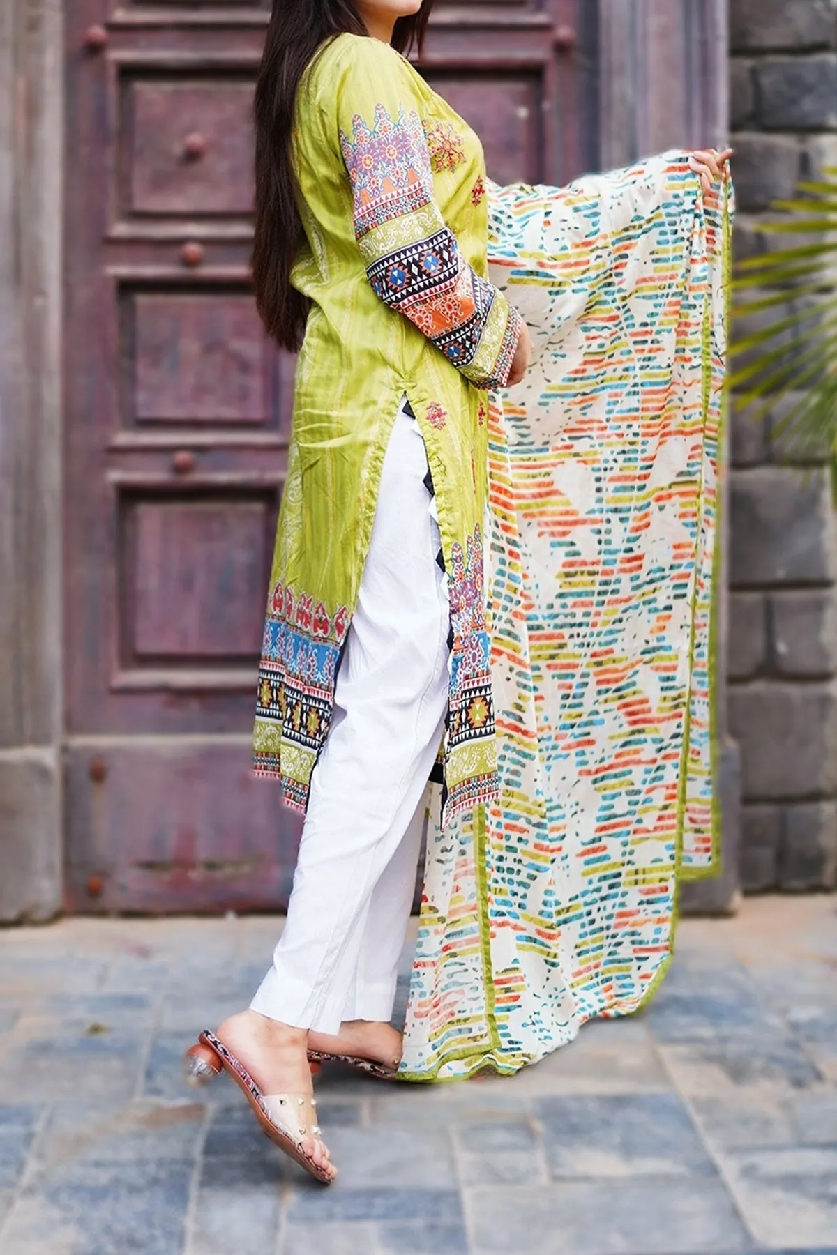 3 PIECE DIGITAL PRINT LAWN| DPC-257