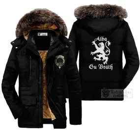 Abernethy Family Crest Parka Jacket Lion Rampant Alba Gu Brath Style