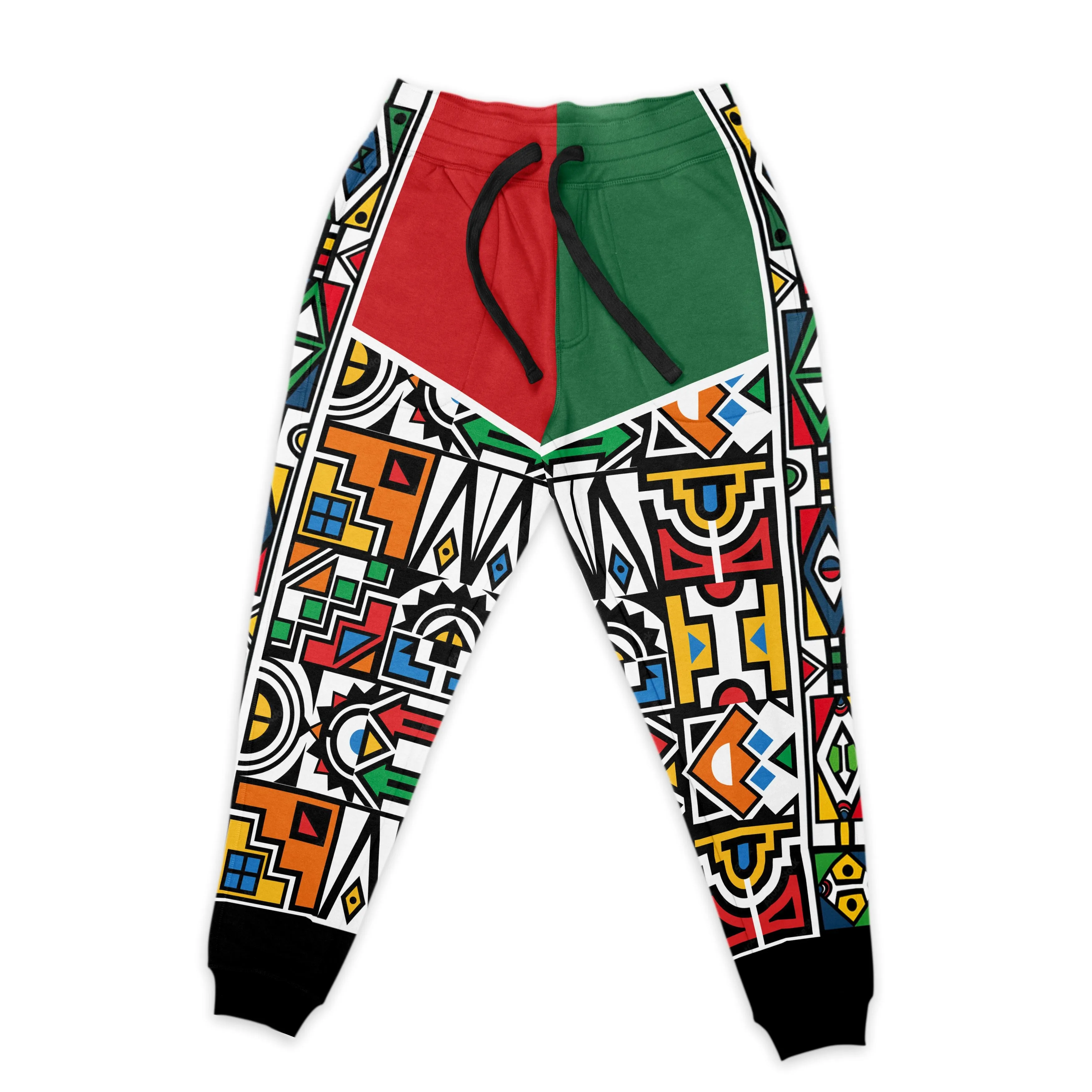 African Ndebele Pattern Hoodie and Joggers Set