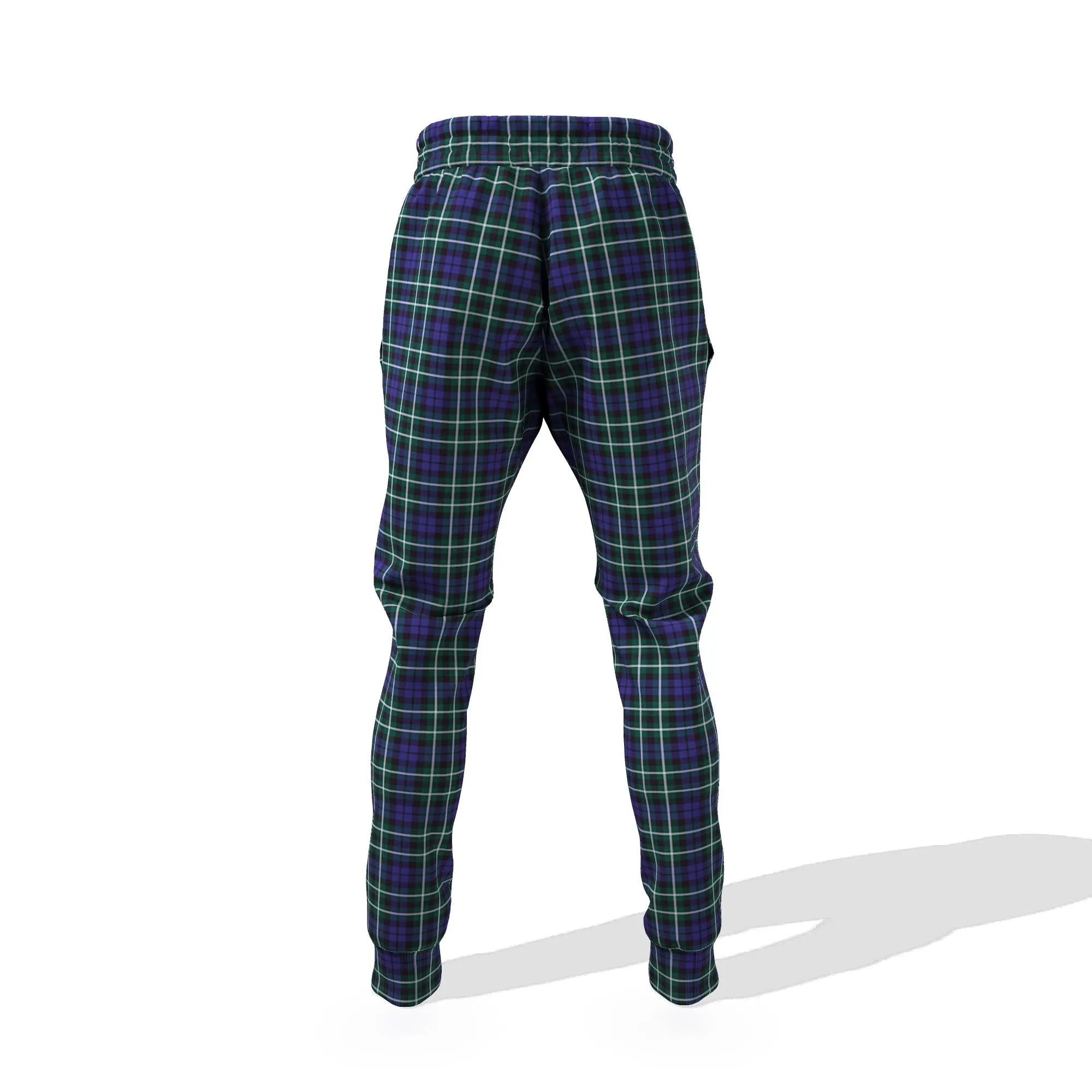 Allardice Tartan Joggers Pants with Family Crest