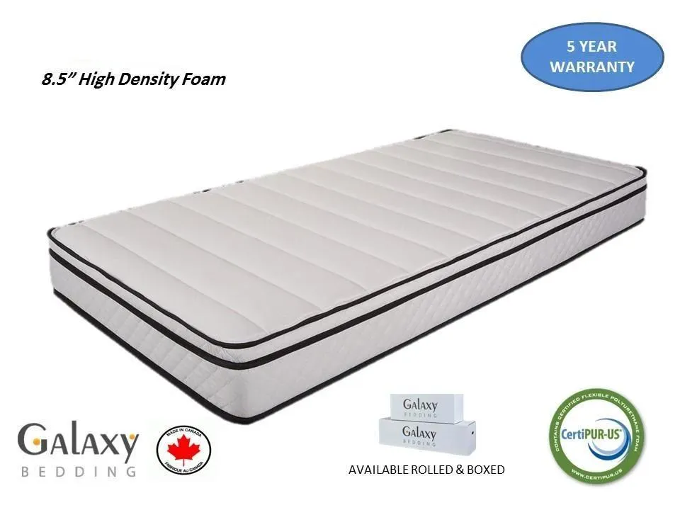 Amber | 8.5" Thick | Medium Firm | Pure Foam Mattress