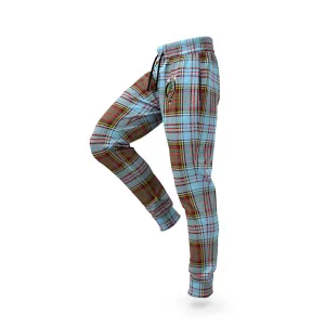 Anderson Ancient Tartan Joggers Pants with Family Crest