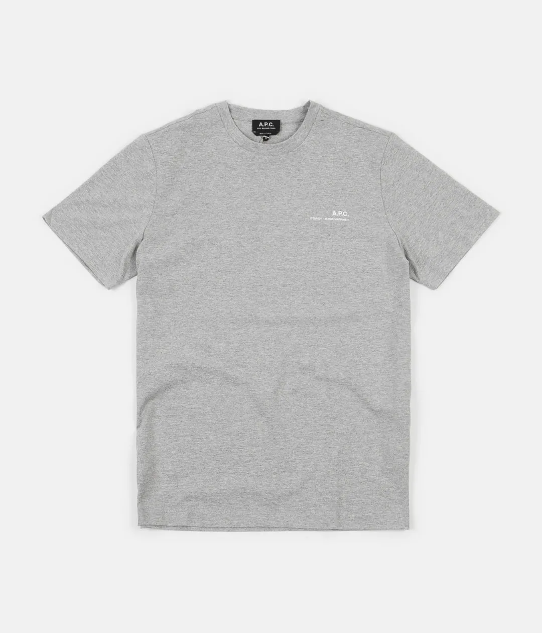 A.P.C. Item T-Shirt - Heather Grey