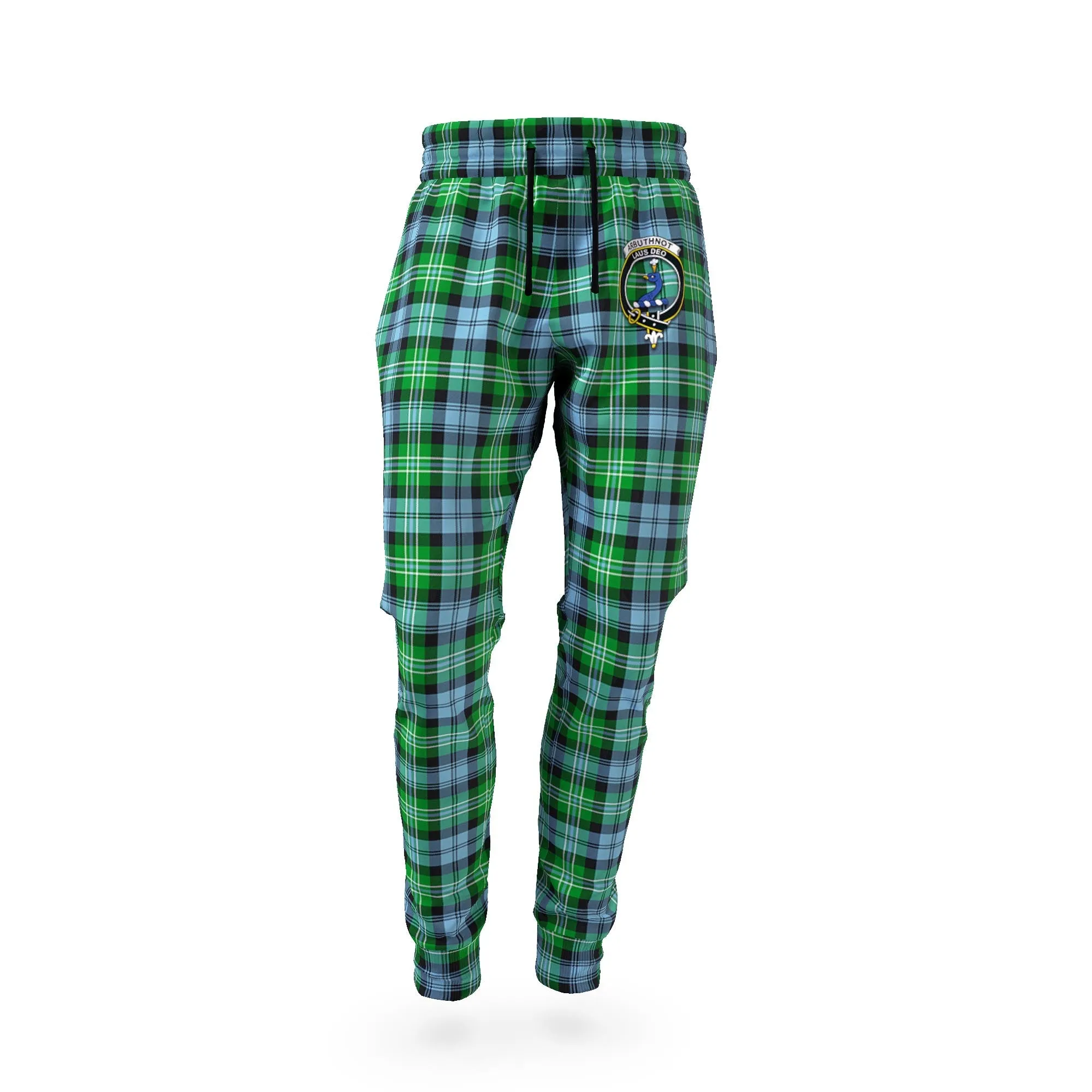 Arbuthnot Ancient Tartan Joggers Pants with Family Crest