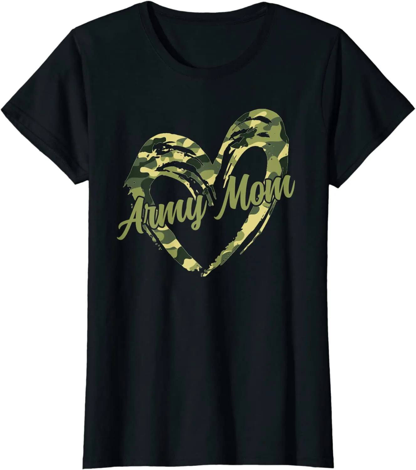 Army Mom Shirt Military Mother Camouflage Tee