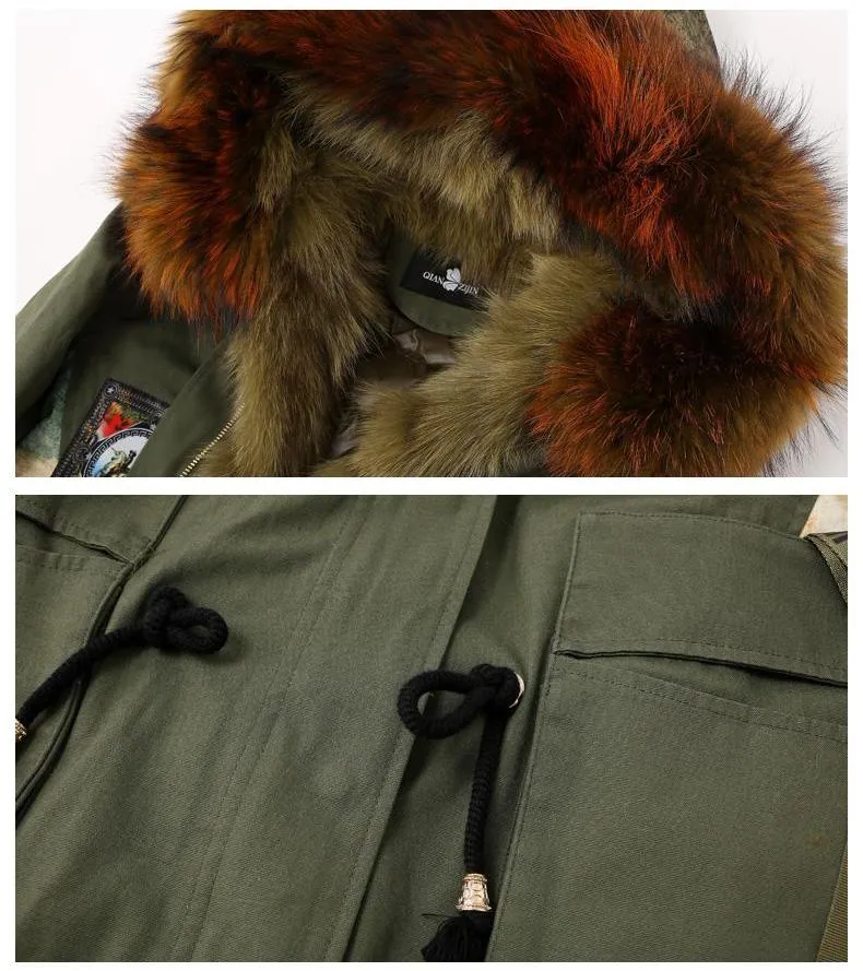 Artsy Fox Fur Parka