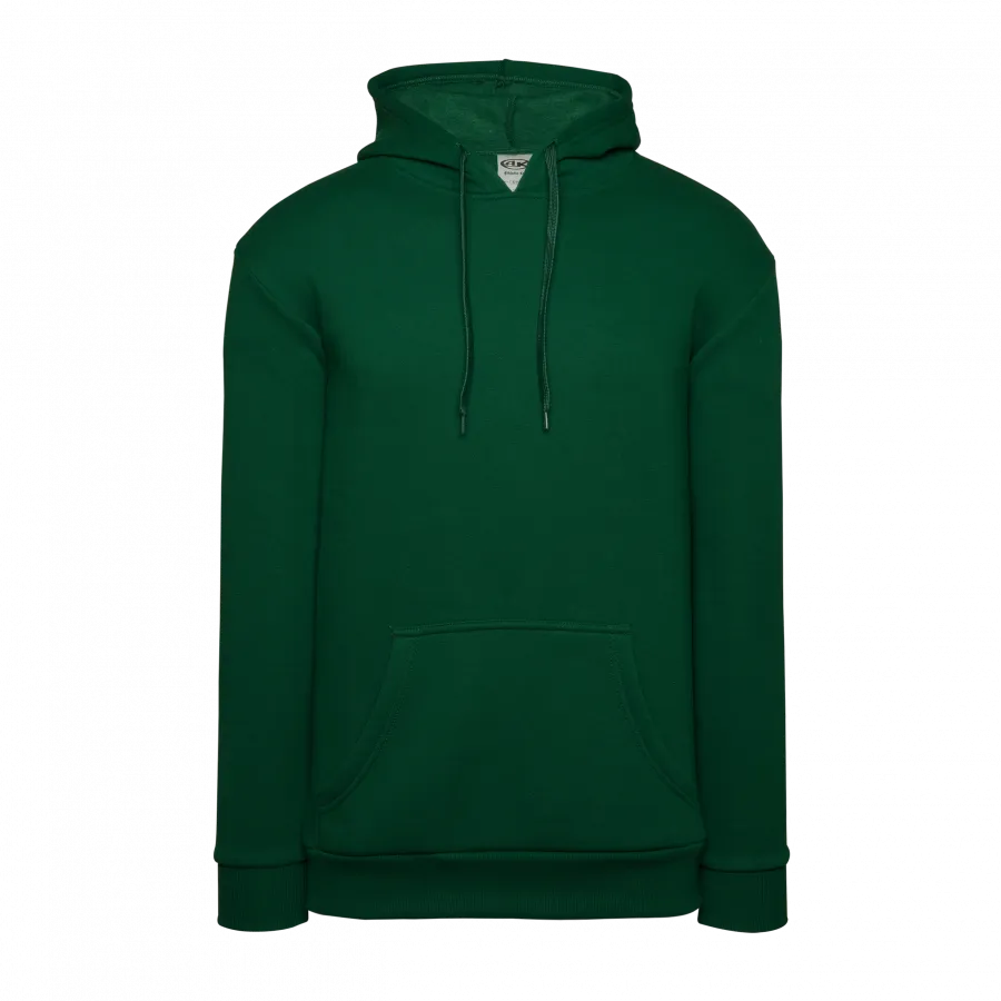 Athletic Knit (AK) A3000A-029 Dark Green Adult Apparel Cotton Hooded Sweatshirt