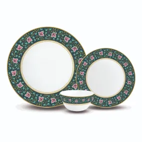 Aurus Series 33 Pieces Chintz Opalware Dinner Set, Family of 6