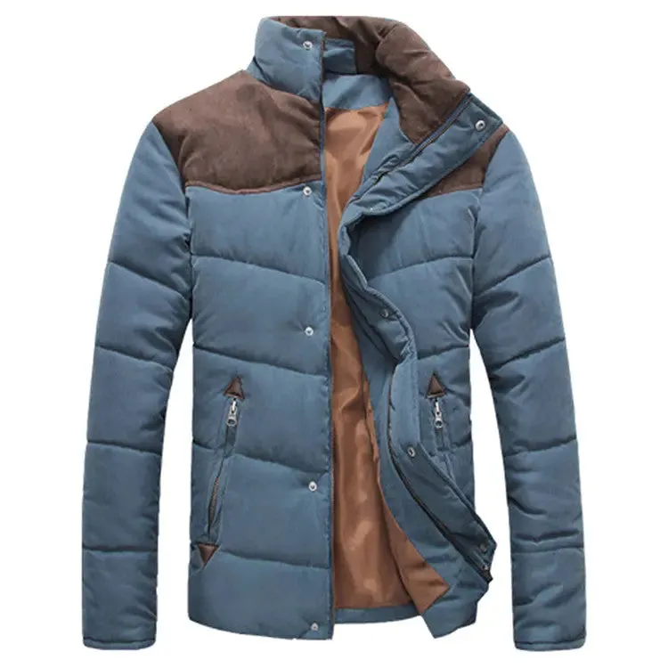 Autumn Winter Coats Men Parka – Cotton Warm Thick Padded Jacket for Cold Weather Outerwear