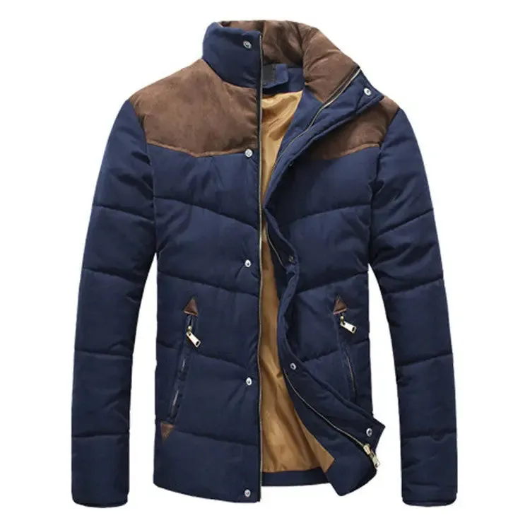 Autumn Winter Coats Men Parka – Cotton Warm Thick Padded Jacket for Cold Weather Outerwear