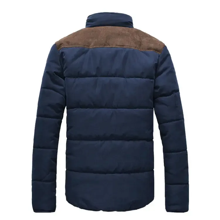 Autumn Winter Coats Men Parka – Cotton Warm Thick Padded Jacket for Cold Weather Outerwear