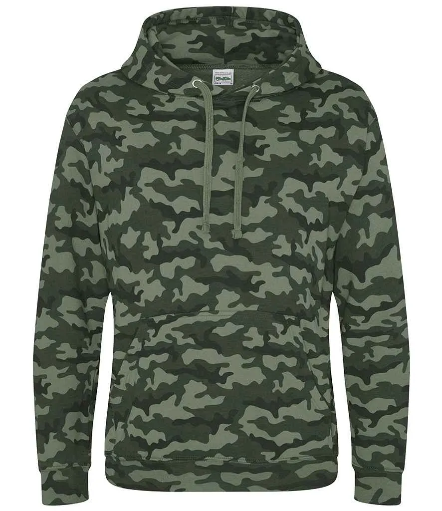 AWDis Camo Hoodie | Green Camo