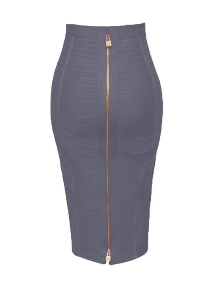 Bandage Skirt - Elastic Bodycon, Flattering Fit, Size XS-XXL