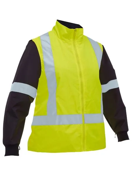 Bisley Women's Taped Hi Vis 5 In 1 Rain Jacket (BKL6975)