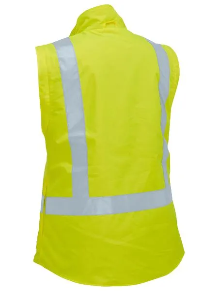 Bisley Women's Taped Hi Vis 5 In 1 Rain Jacket (BKL6975)