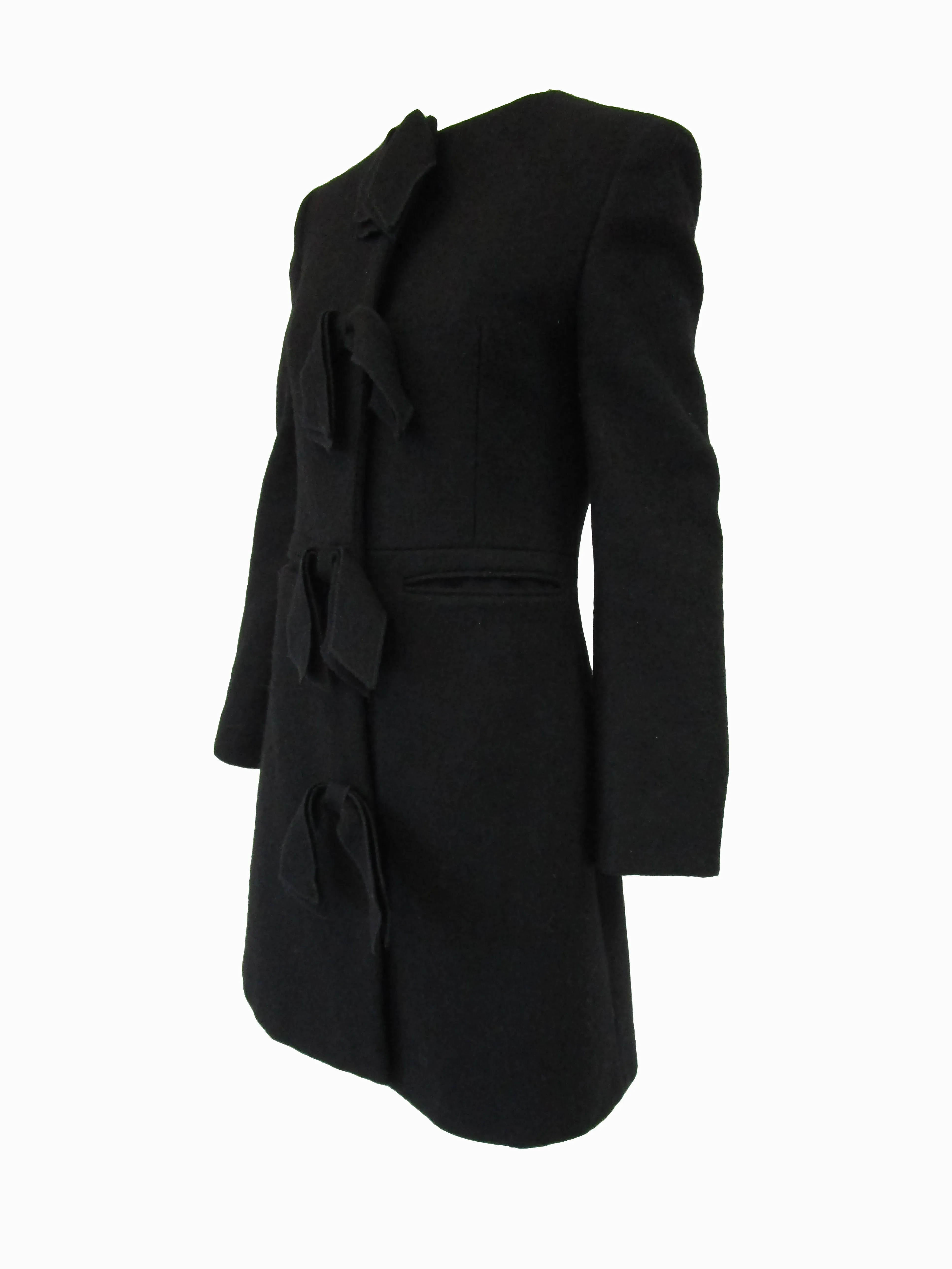 Black Wool Pringle of Scotland Coat