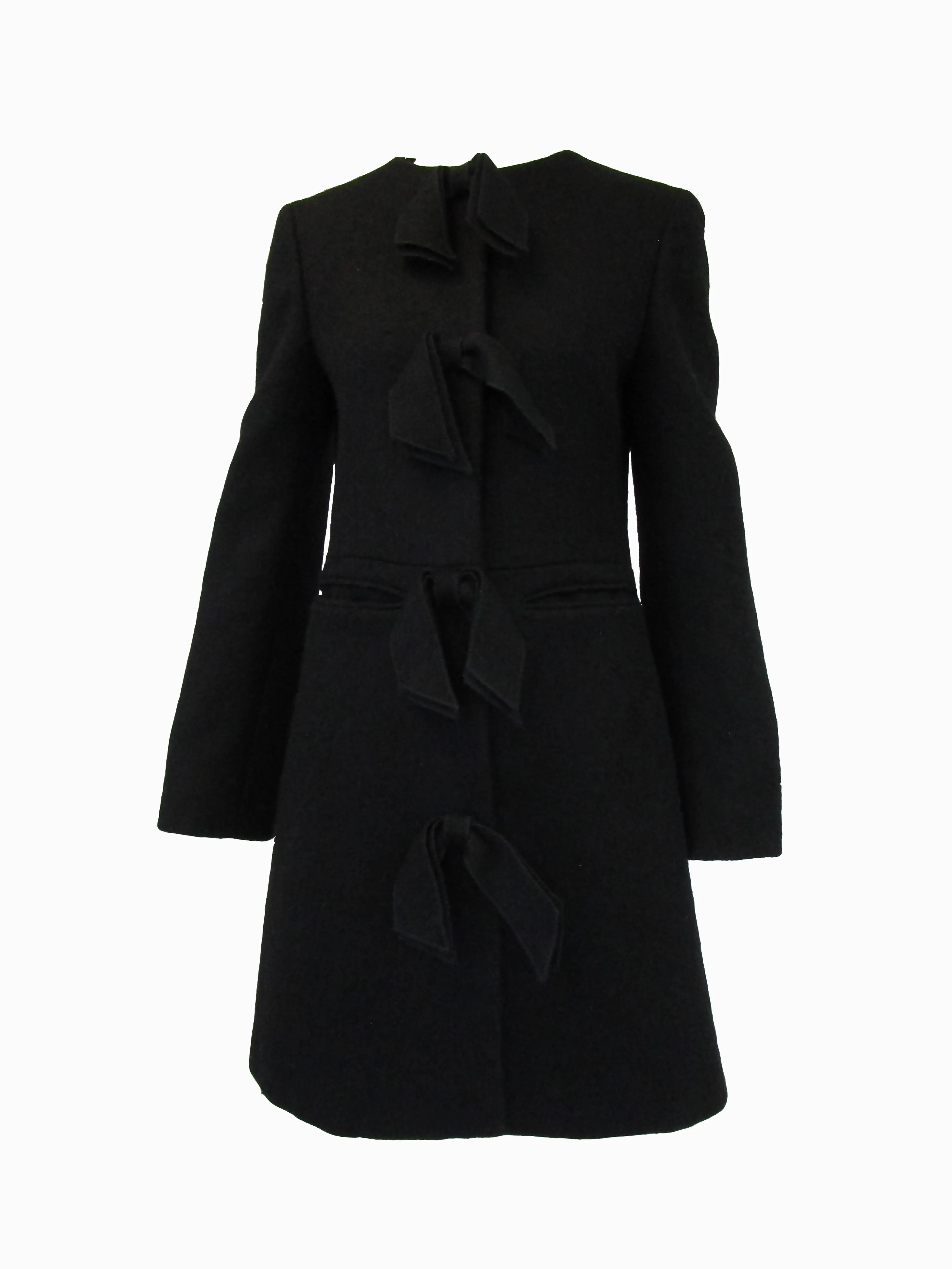 Black Wool Pringle of Scotland Coat