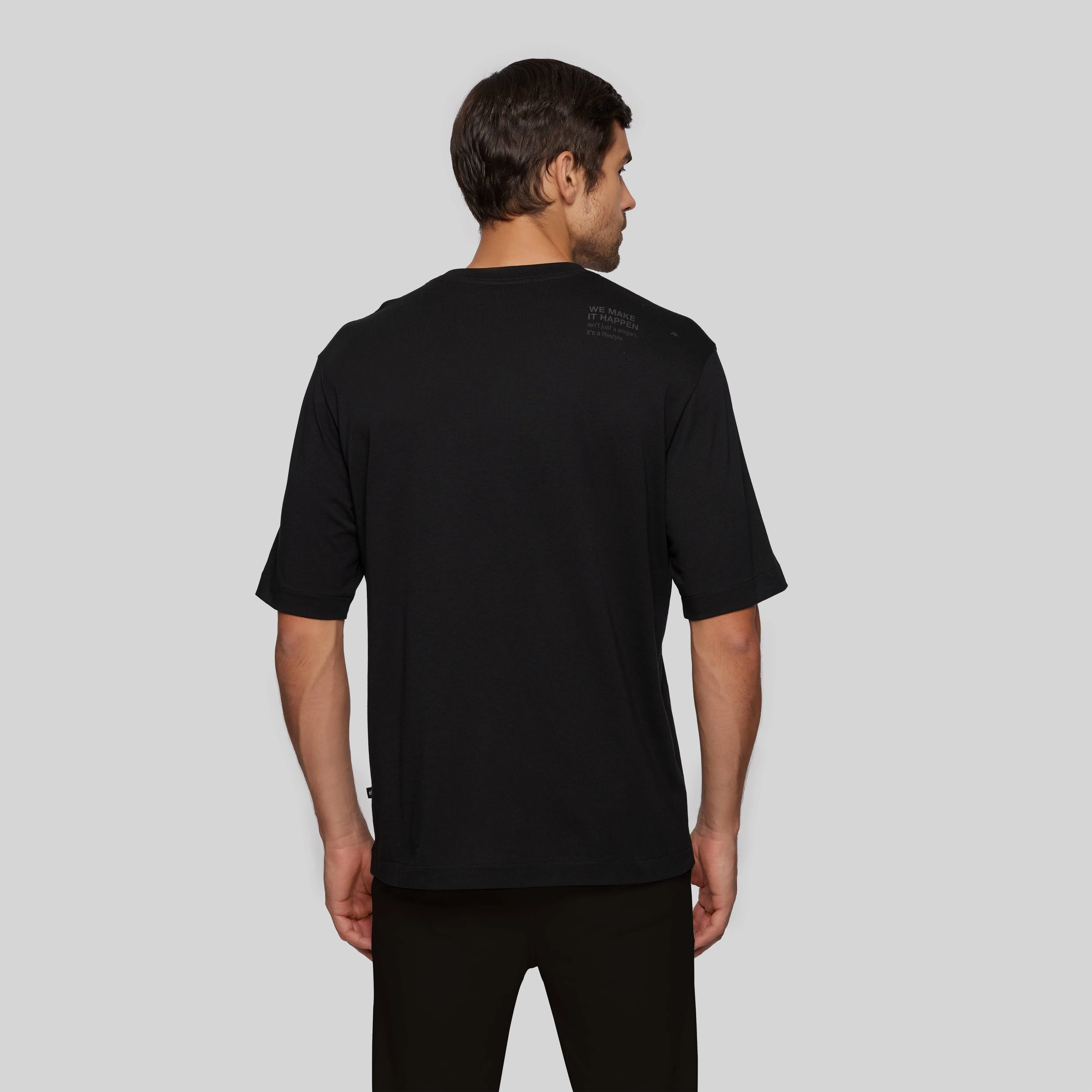 BLISTA BLACK T-SHIRT OVERSIZE