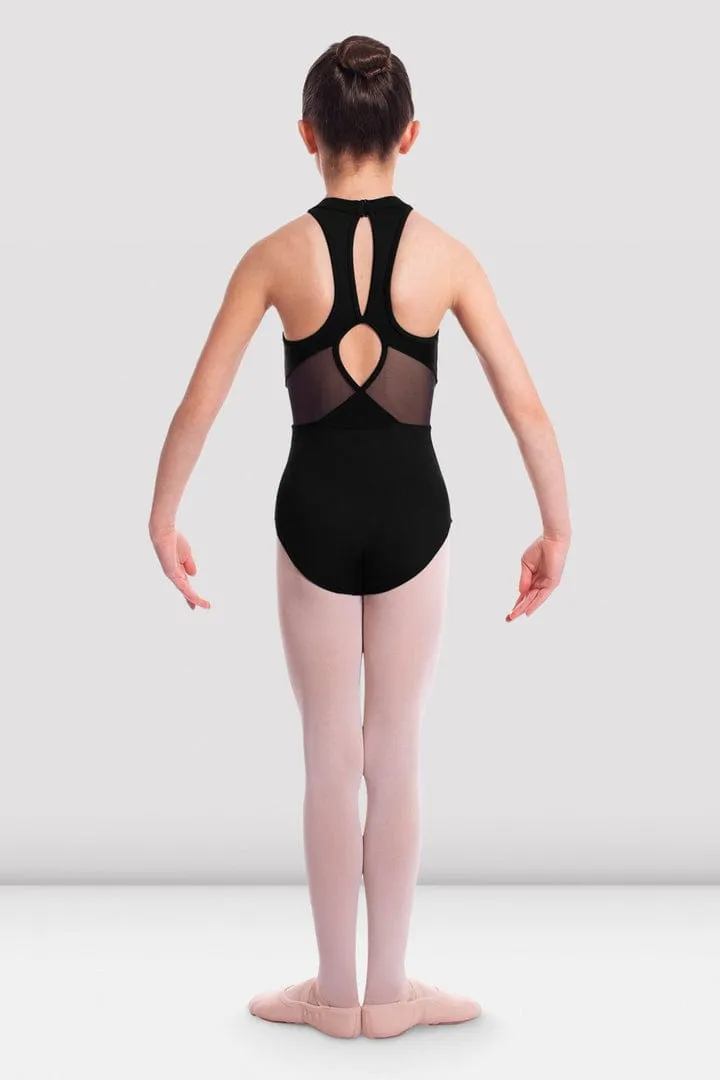 Bloch CL2345 Child High Neck Embroidered Leotard