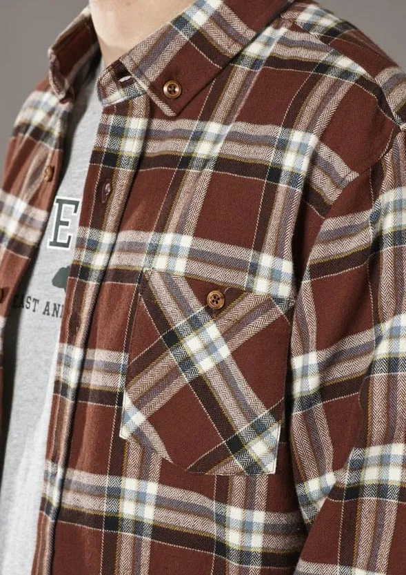 Boatyard Shirt Brown Check