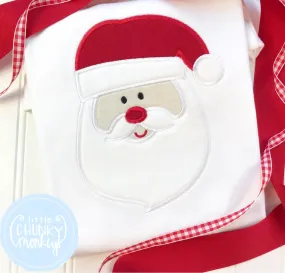 Boy Shirt - Applique Santa