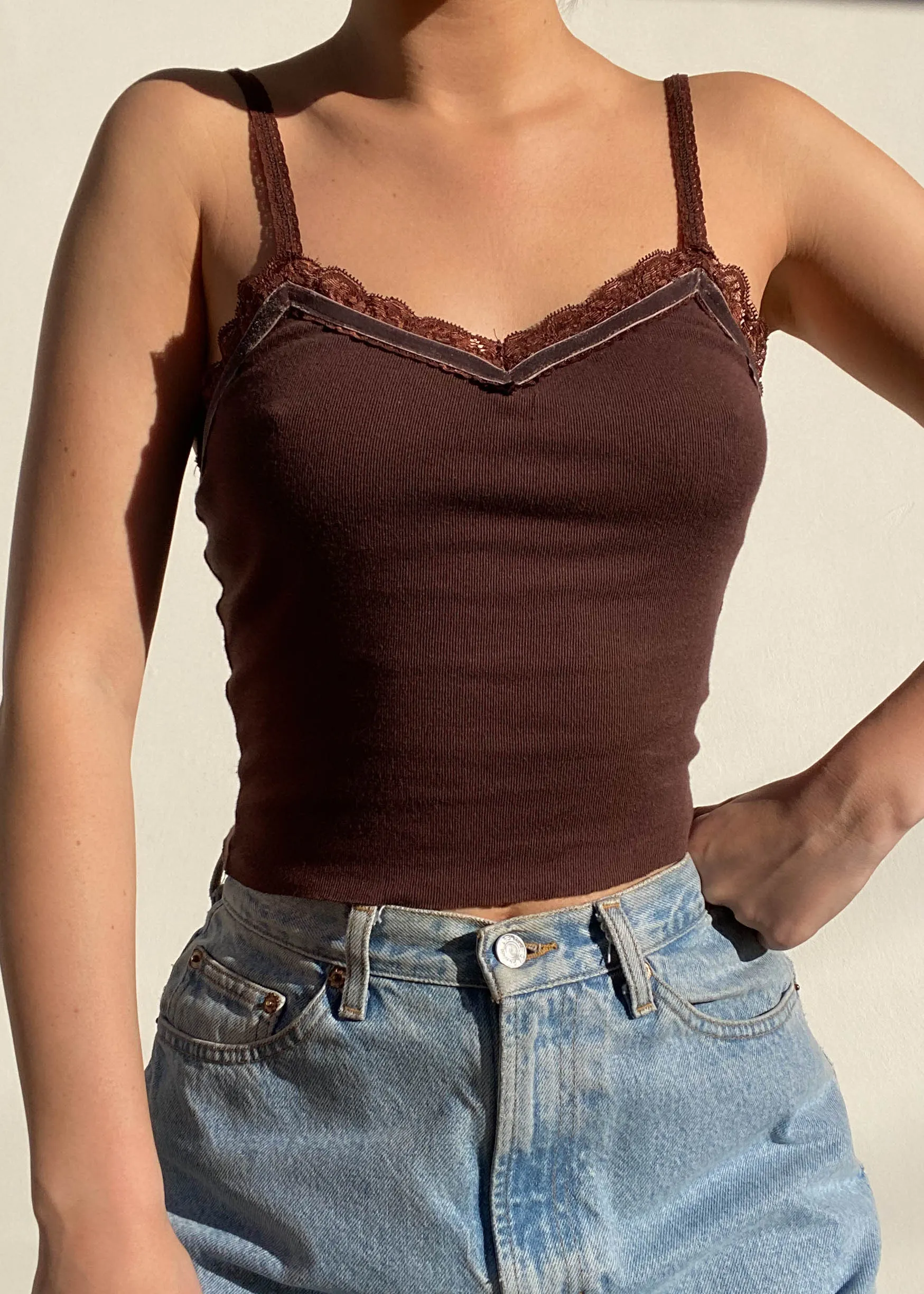 Brown Y2k Camisole (S)