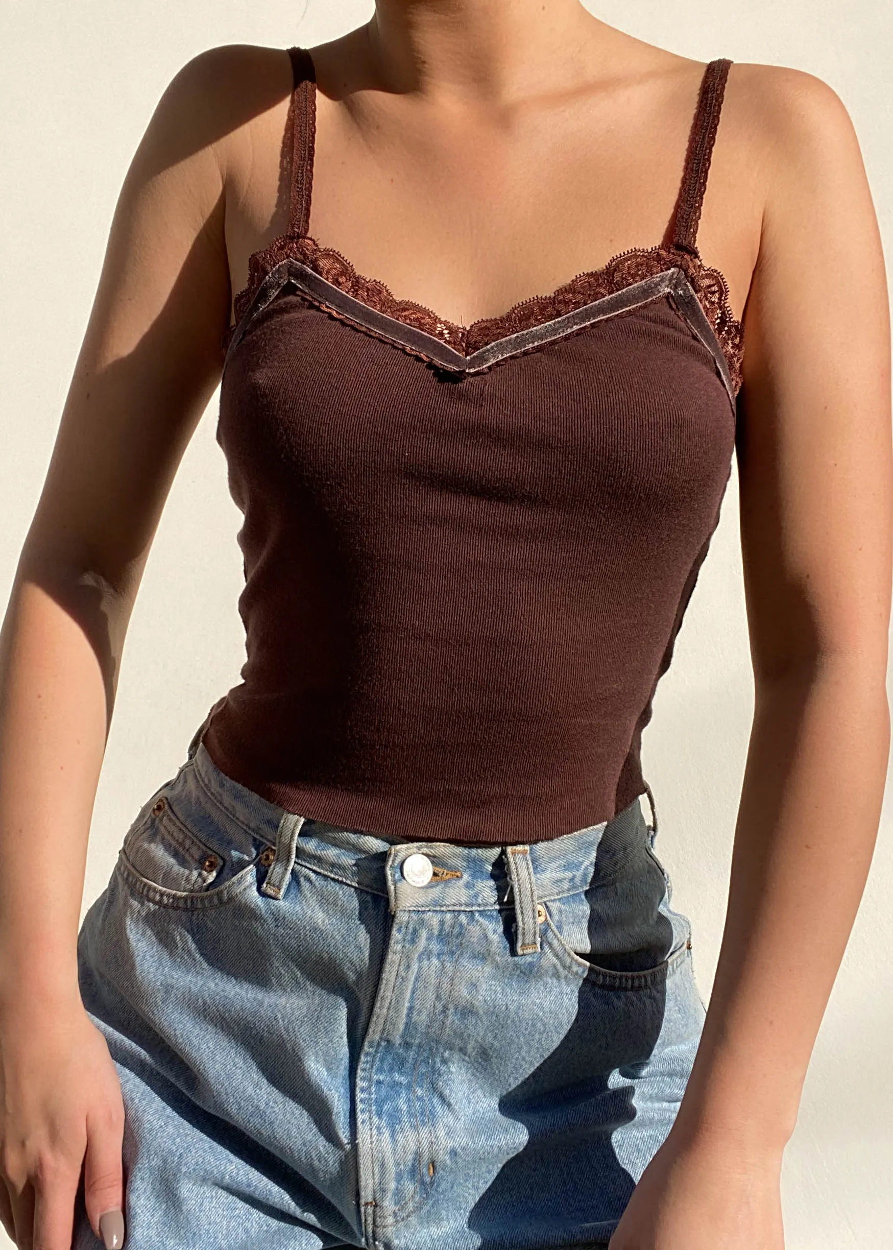 Brown Y2k Camisole (S)