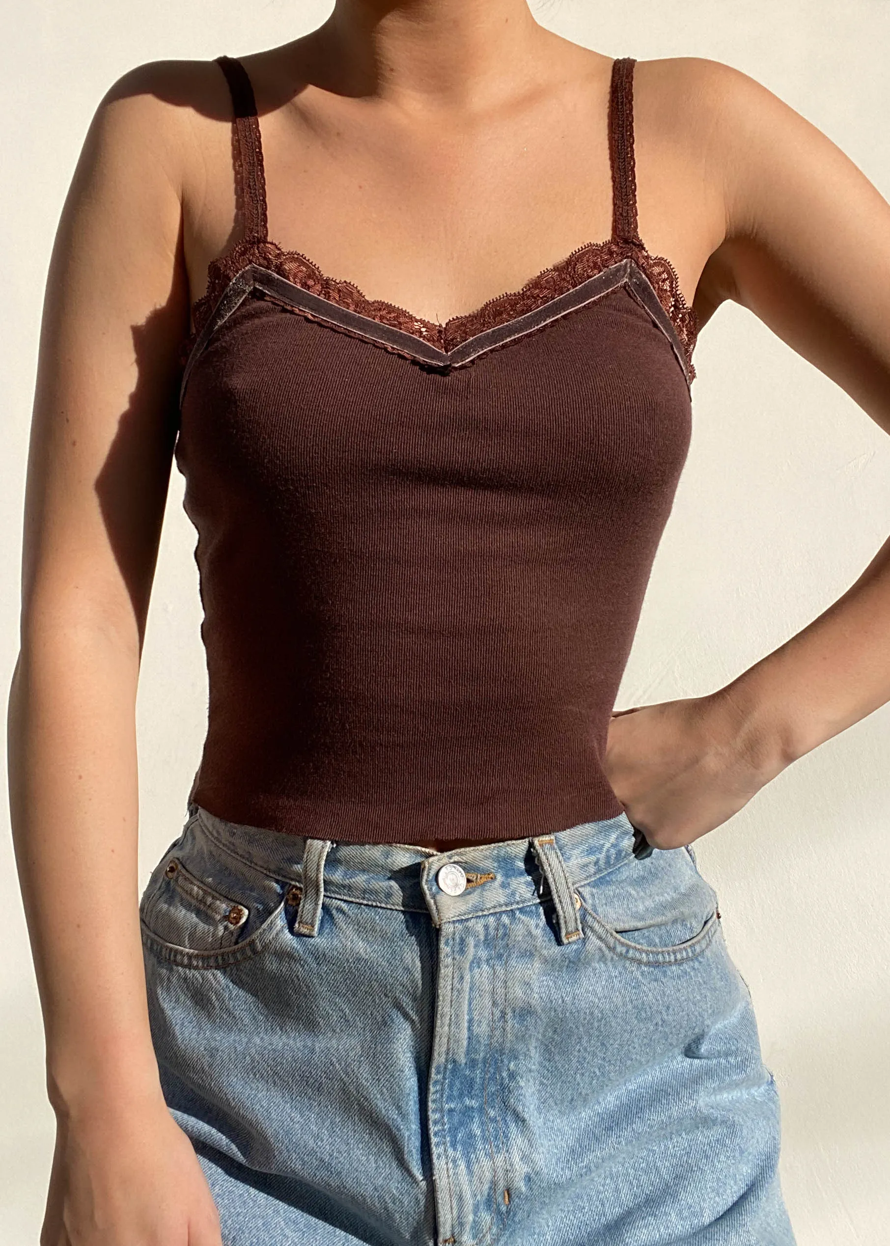 Brown Y2k Camisole (S)