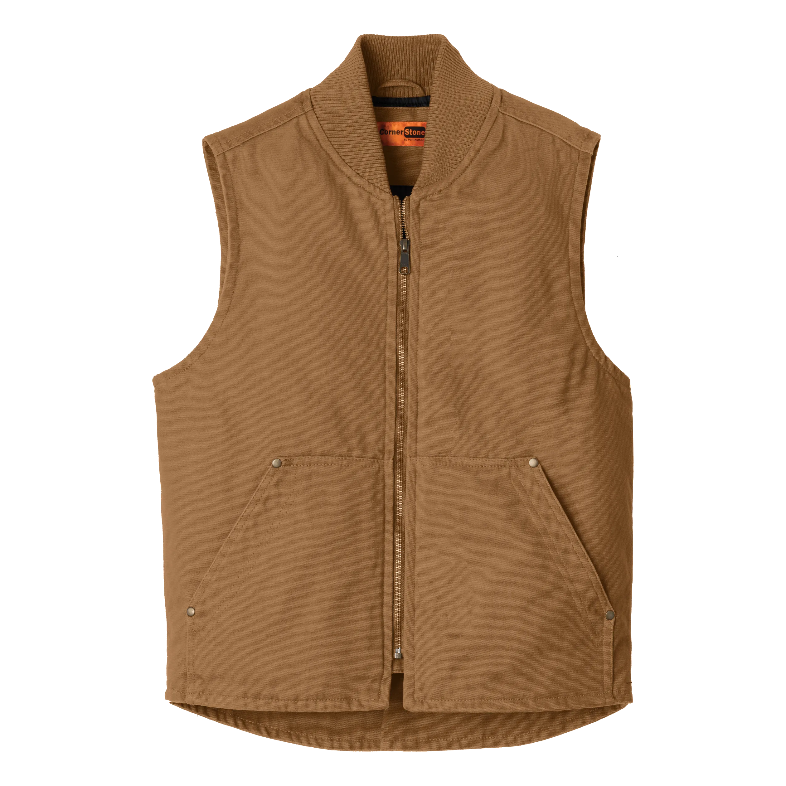 C1809 Mens Washed Duck Cloth Vest