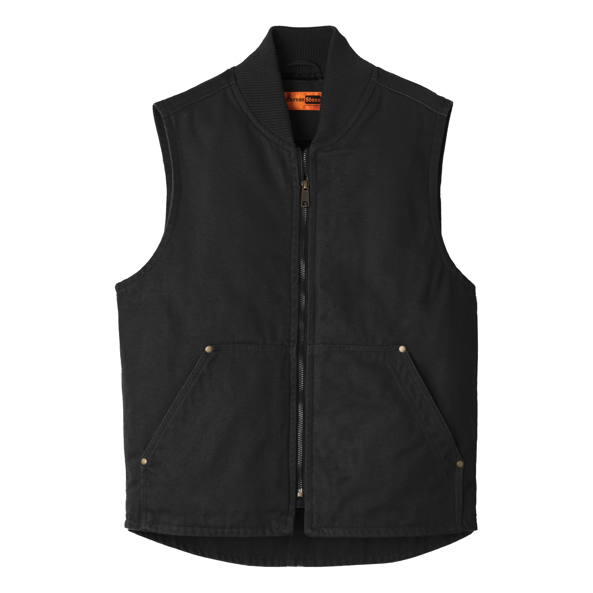 C1809 Mens Washed Duck Cloth Vest