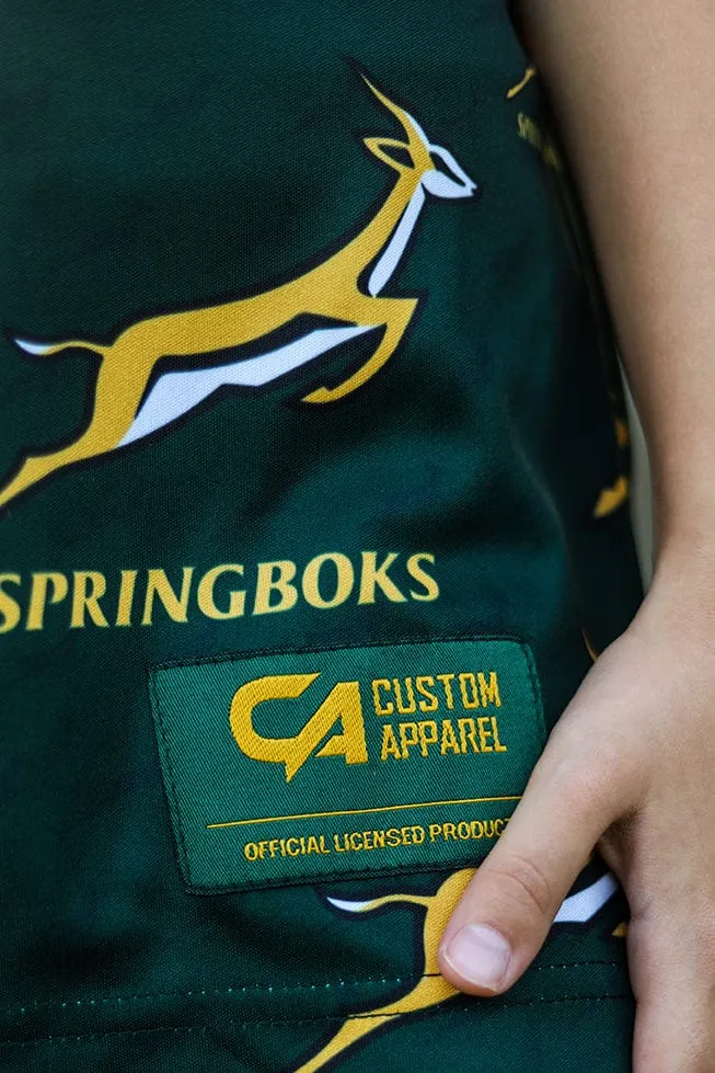 CA JNR Unisex Springbok Golf Shirt | Green Bokke