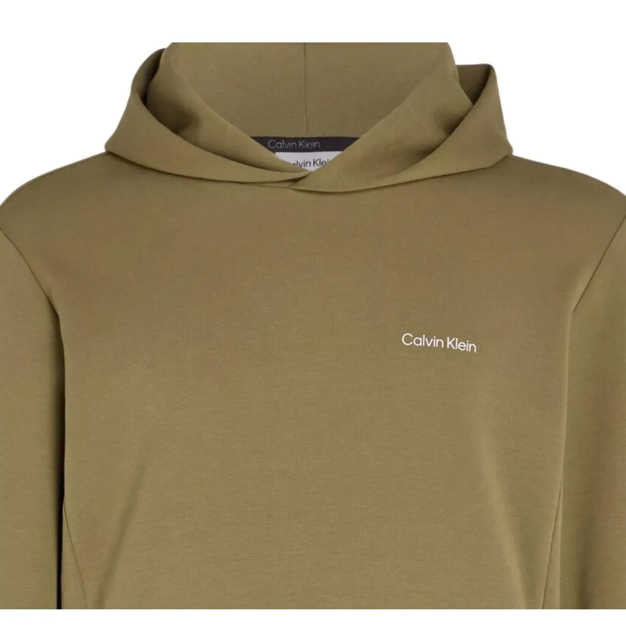 Calvin Klein Micro Logo Repreve Delta Green Hoodie