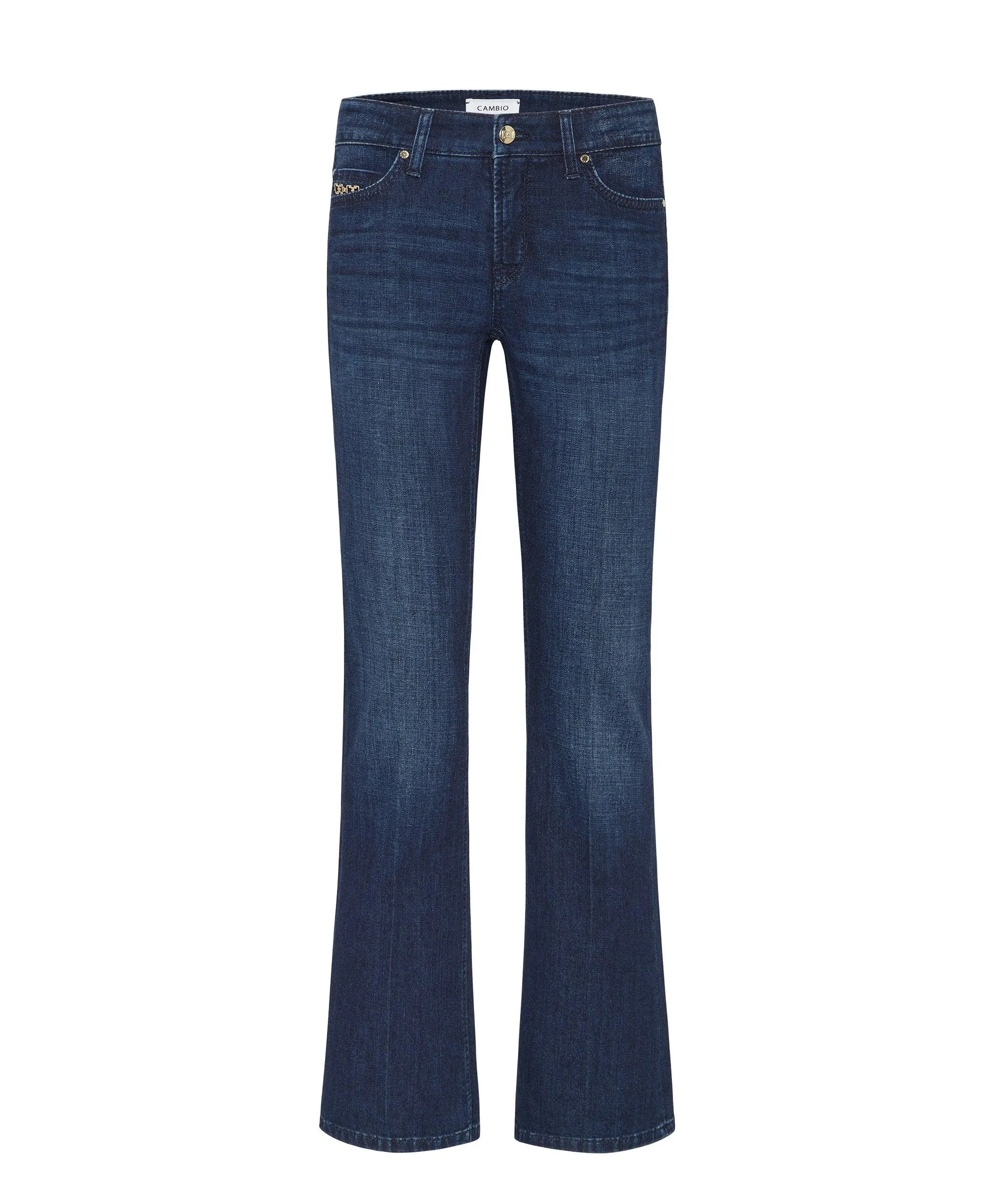 Cambio Paris Flared Full Length Jeans