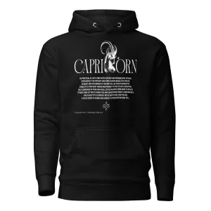 Capricorn Unisex Zodiac Poetry Hoodie