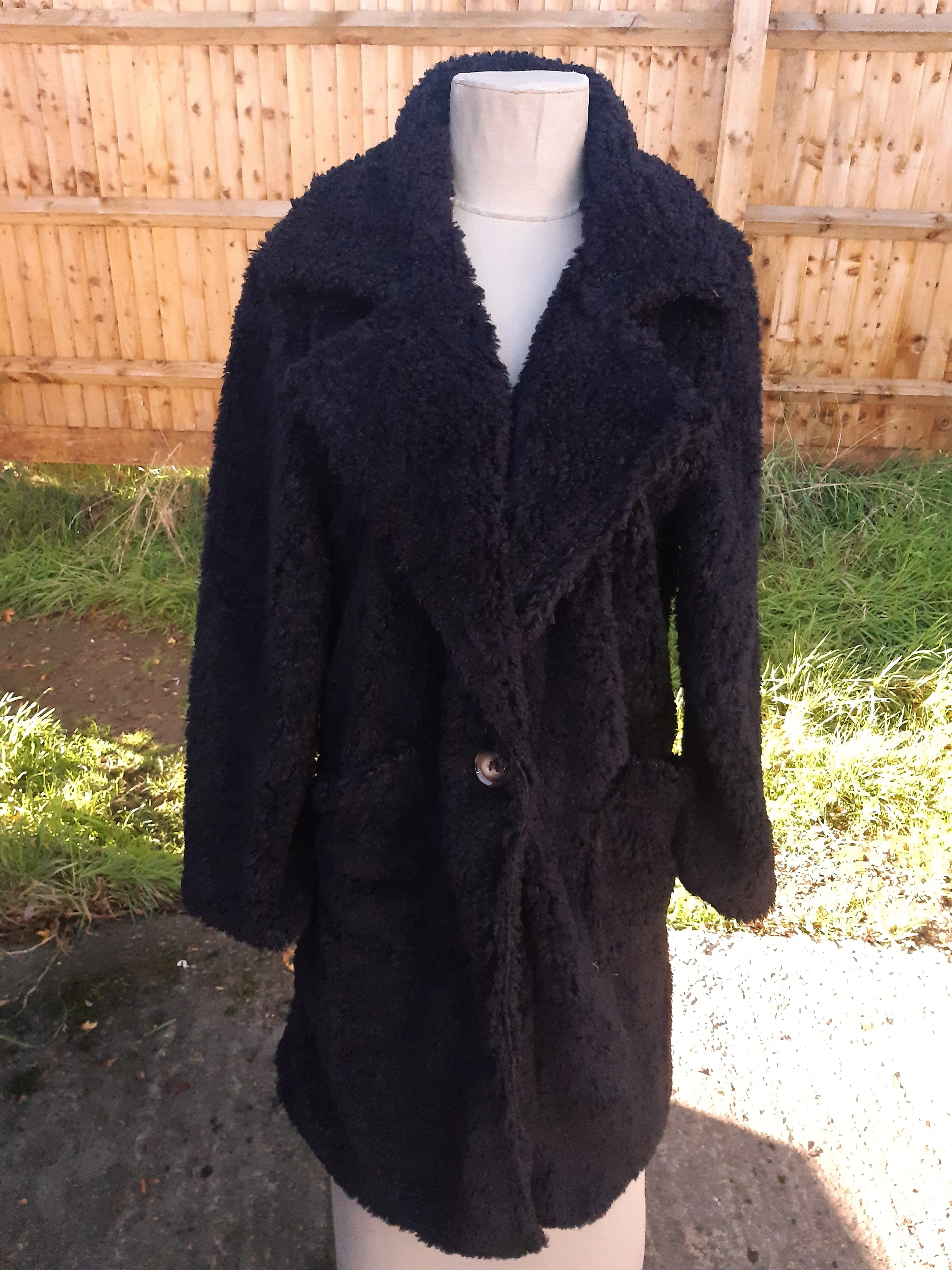 CINDY - ITALIAN TEDDY BEAR COAT WITH POCKETS