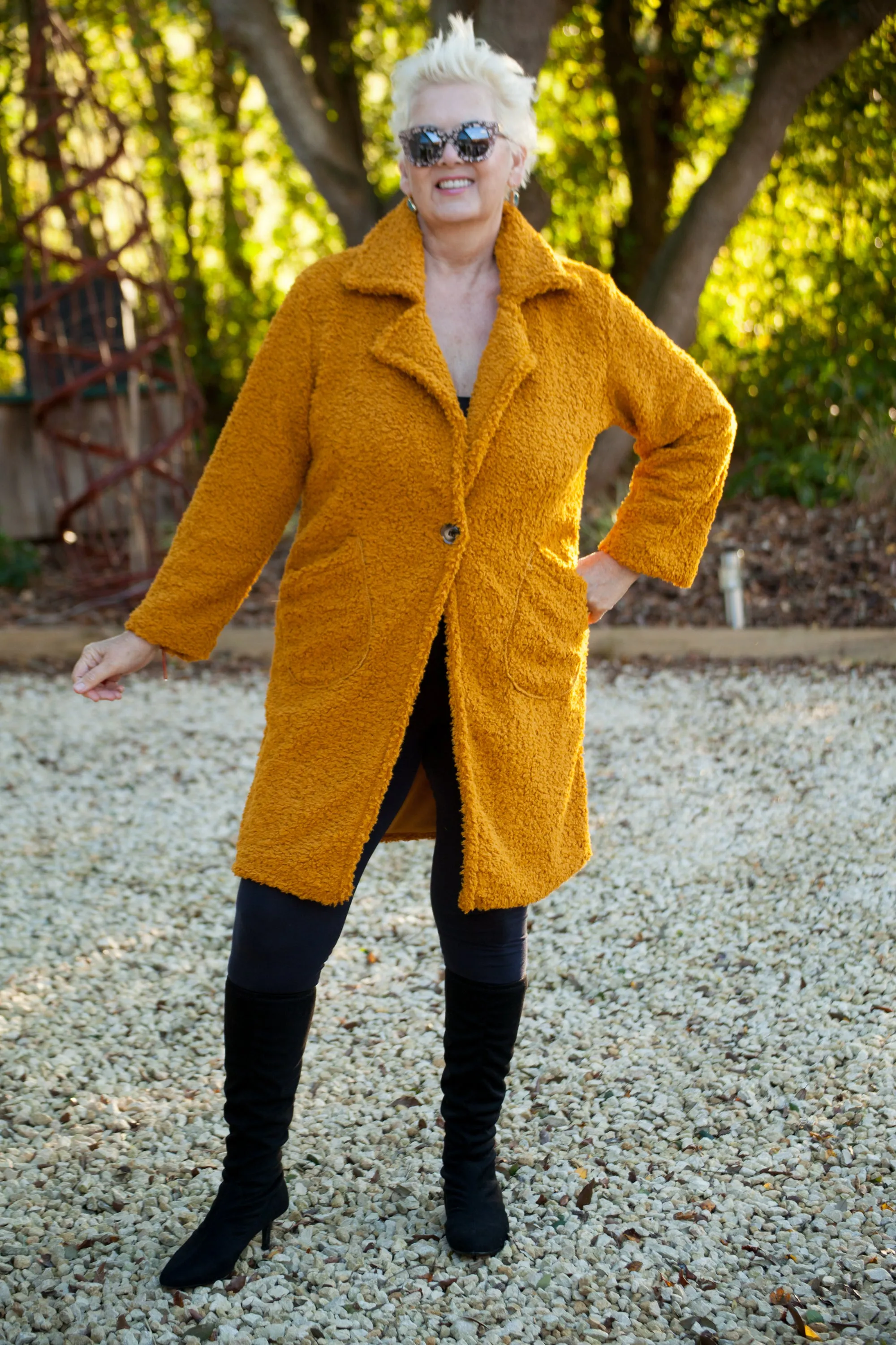 CINDY - ITALIAN TEDDY BEAR COAT WITH POCKETS