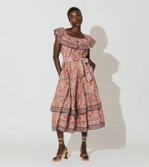 CLE Marianne Midi Dress in Asilah