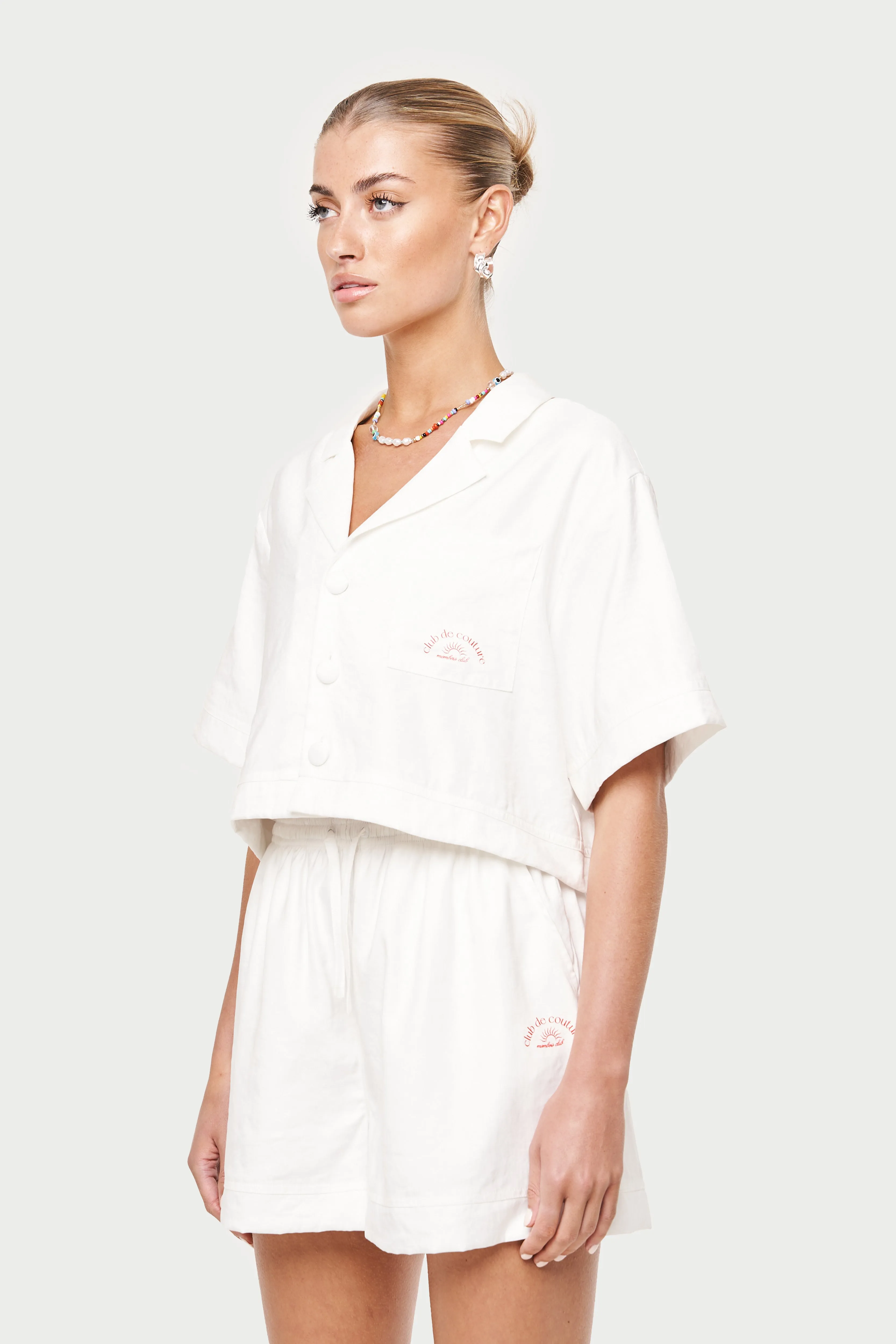 CLUB DE COUTURE RESORT SHIRT - WHITE