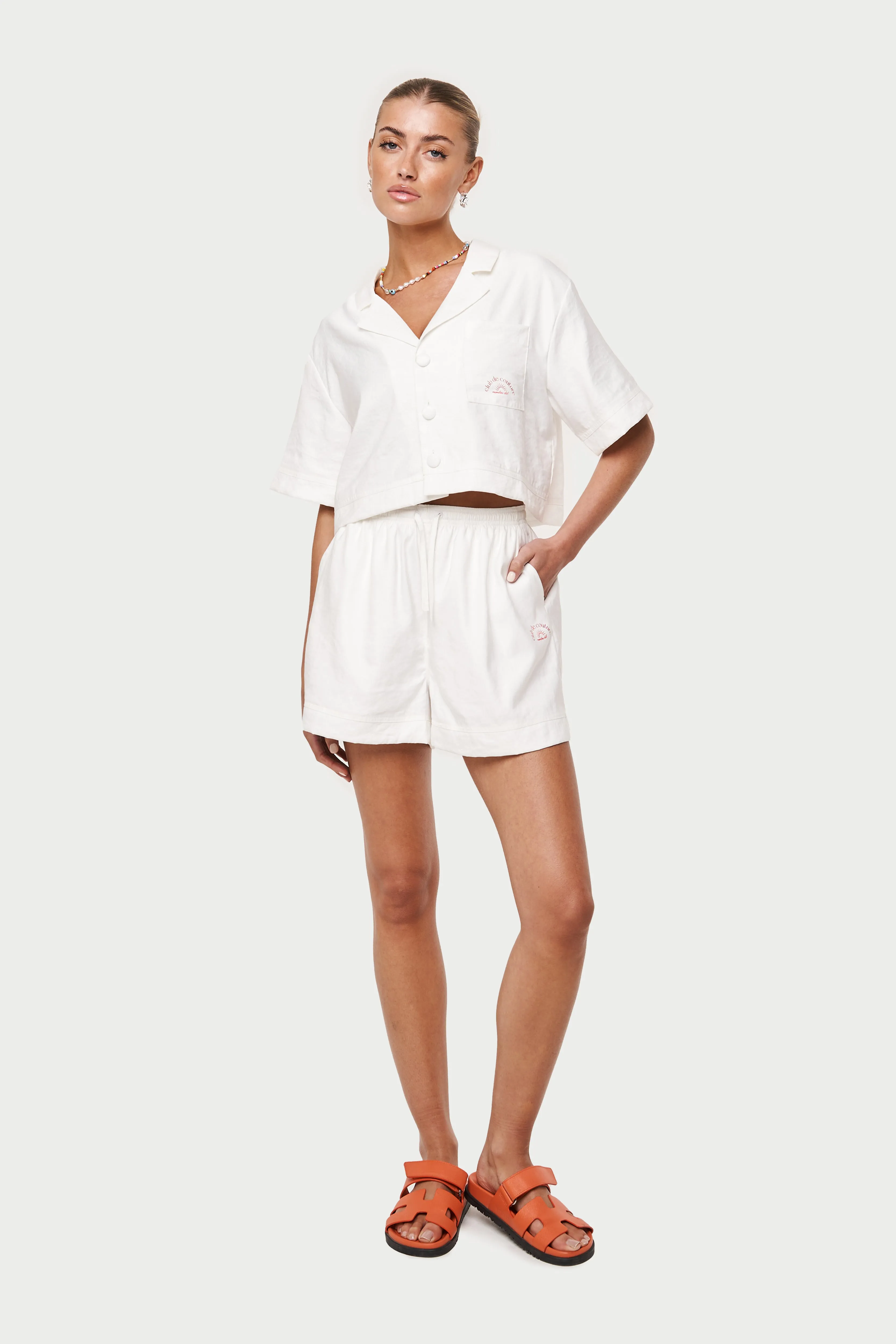 CLUB DE COUTURE RESORT SHIRT - WHITE