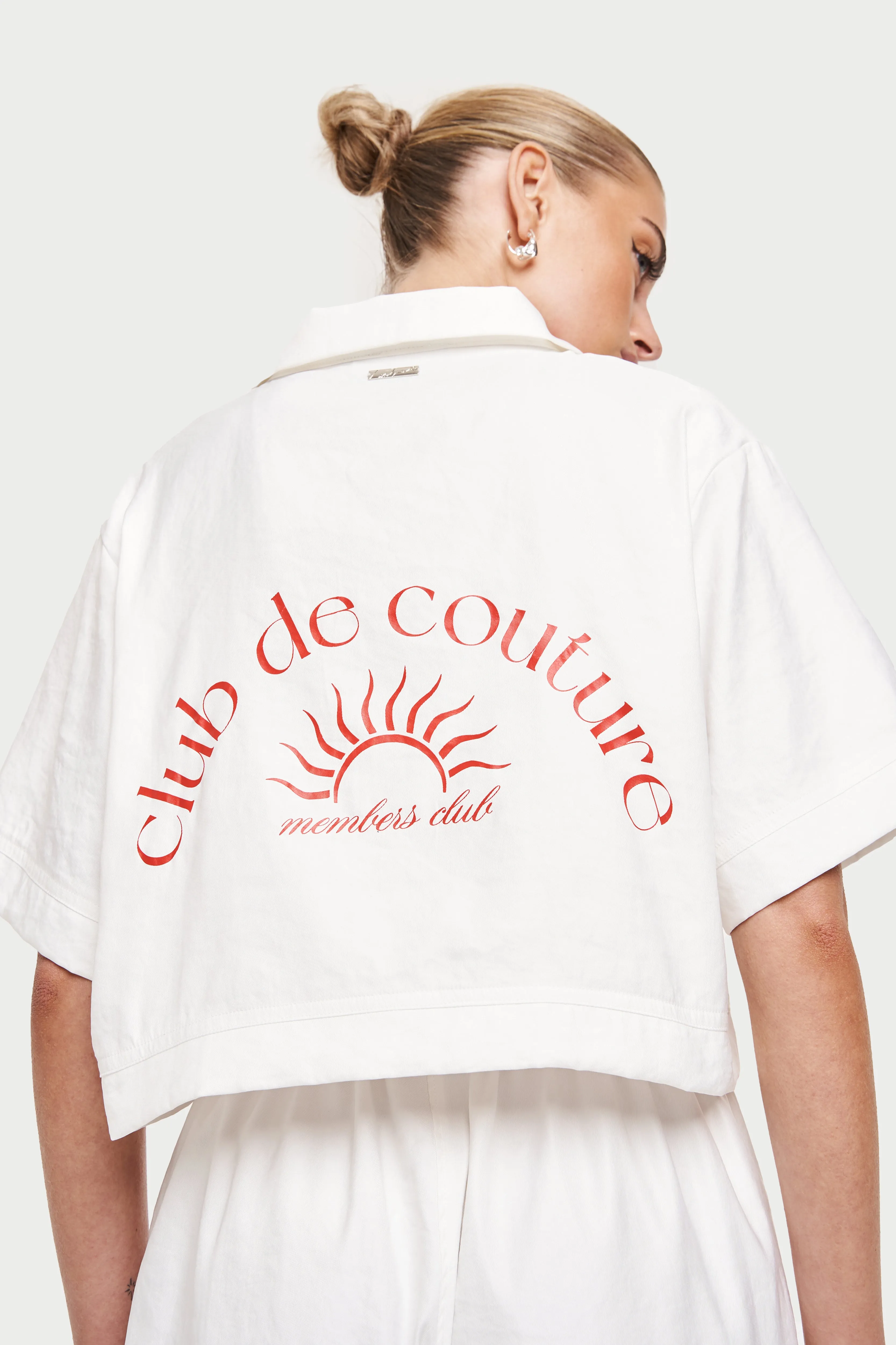 CLUB DE COUTURE RESORT SHIRT - WHITE