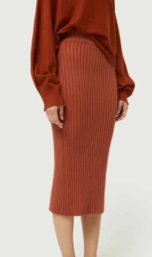 Compania Fantastica Ribbed Sweater Skirt