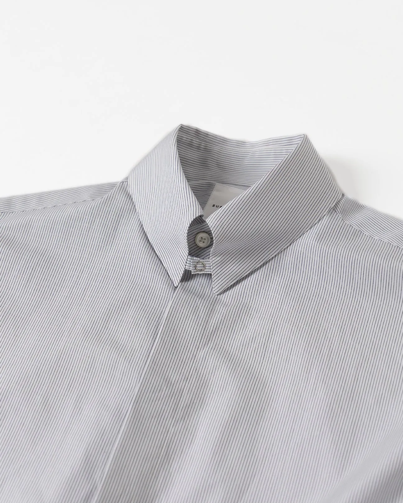 COTTON TAB COLLAR SHIRT .06【PIN-STRIPE】