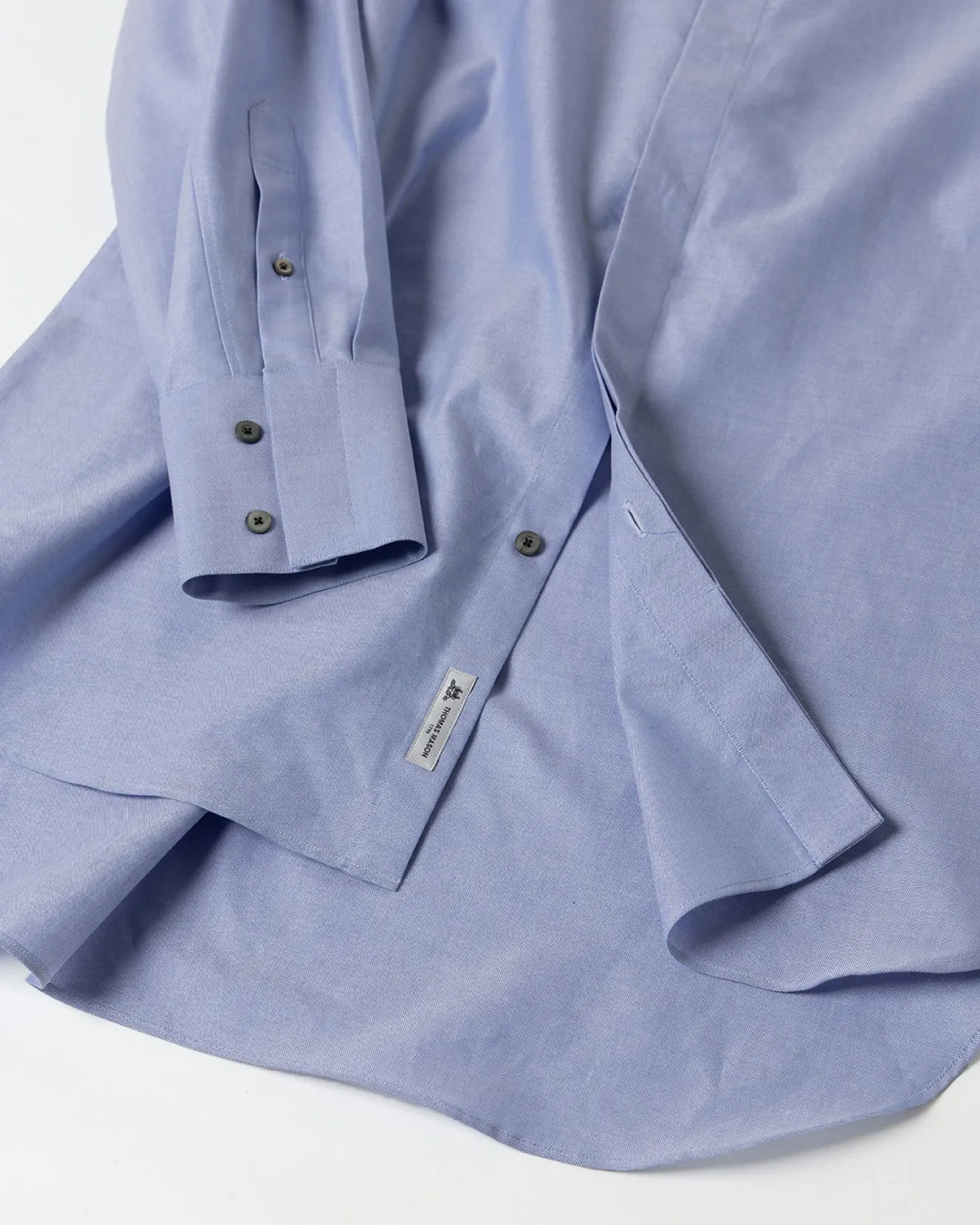 COTTON TAB COLLAR SHIRT .06【SAX BLUE-OXFORD】