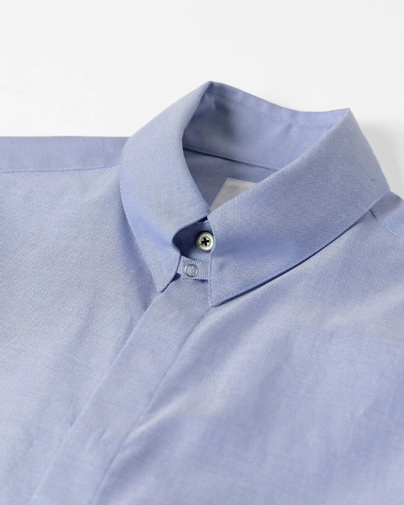 COTTON TAB COLLAR SHIRT .06【SAX BLUE-OXFORD】