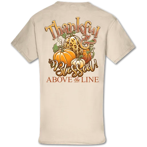 Couture Above The Line Classic Thankful & Blessed Fall T-Shirt