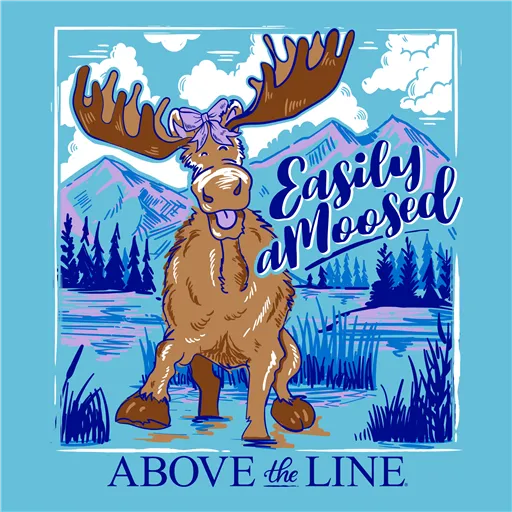 Couture Above The Line Collection Easily Amoosed Moose T-Shirt