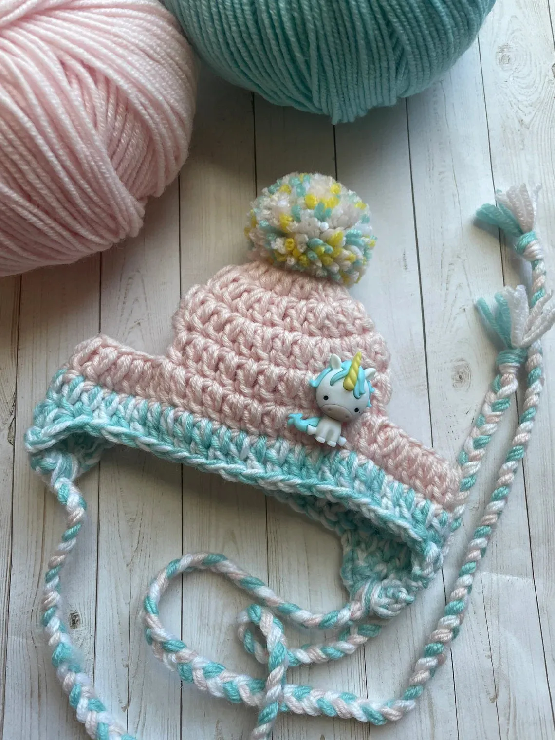 Couture Knit Hat- Unicorn